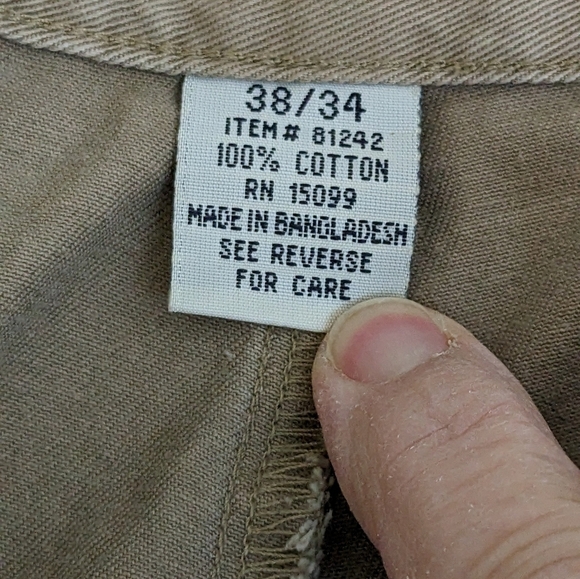 𝅺crb Flat Front Khakis - Picture 3 of 4